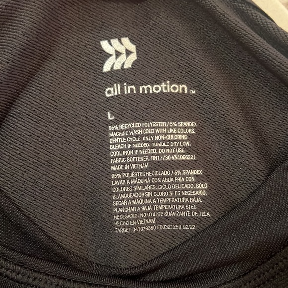 All in Motion fitted cold mock long sleeve top - Picture 6 of 8